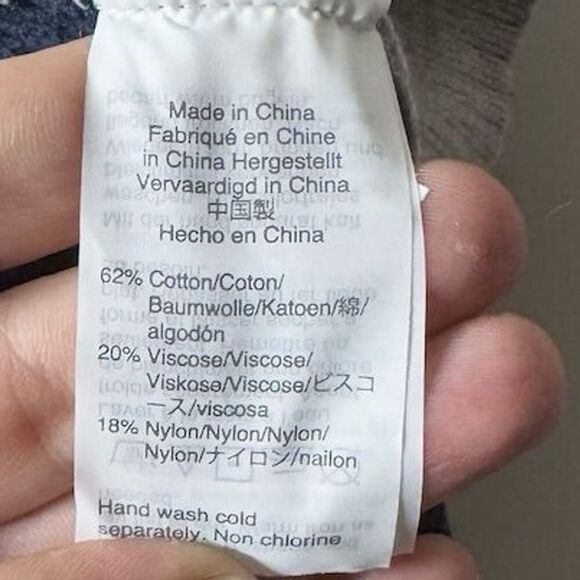 Madewell Women's L Gray Colorblock Pullover Sweater Patch Pockets Casual - Picture 4 of 7